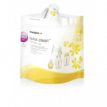 Lot de 5 sachets pour micro-ondes Quick Clean