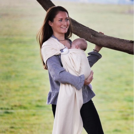 Sling tricotée en Jersey écru