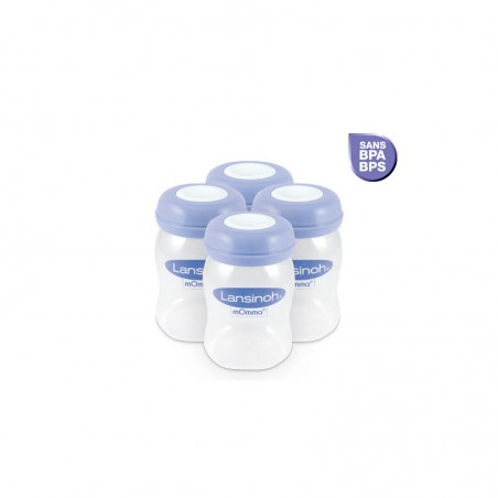 Lot de 4 pots de conservation 160ml